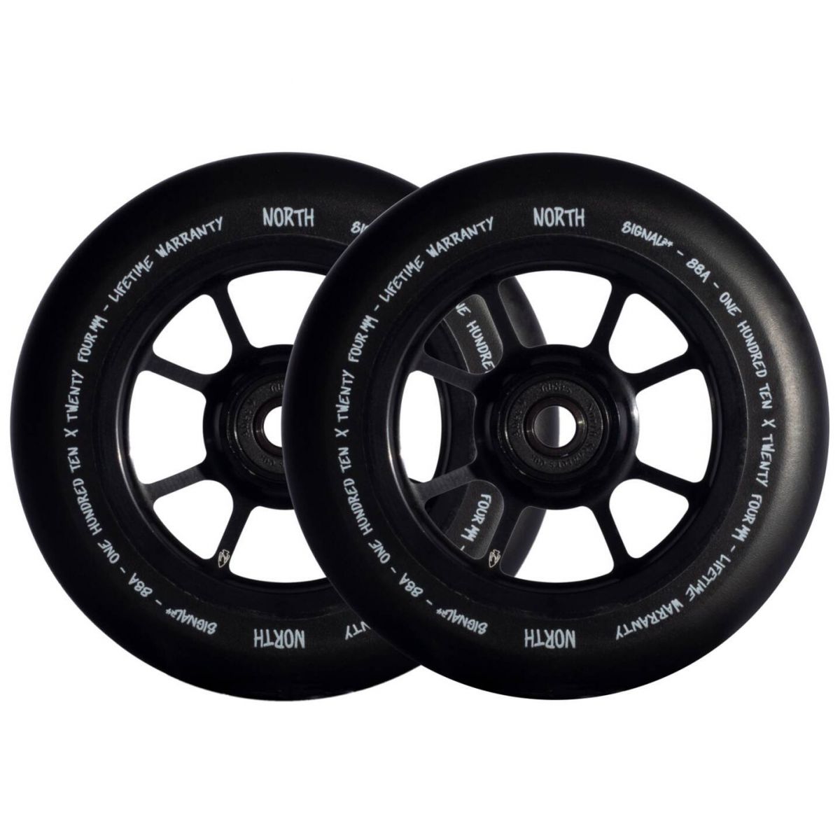 Колесо для трюкового самокату North Signal 110mm Pro Scooter Wheel (Matt Black)