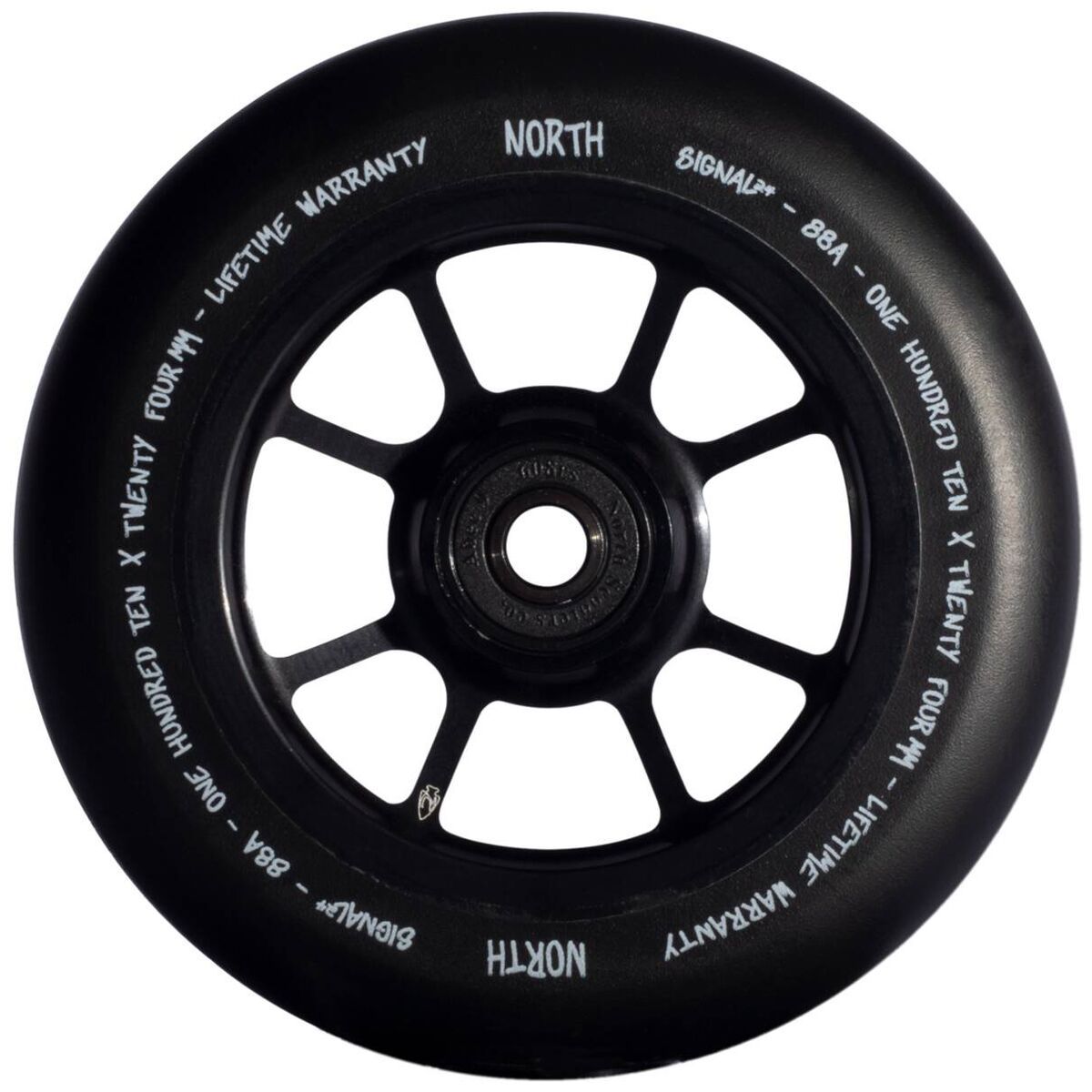 Колесо для трюкового самокату North Signal 110mm Pro Scooter Wheel (Matt Black)