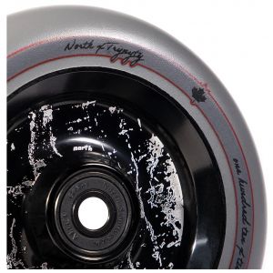 Колесо для трюкового самоката North Trynyty Collab 110mm Pro Scooter Wheel (Black-grey)