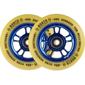 Колесо для трюкового самокату North Wagon 110mm Pro Scooter Wheel Sky Gum