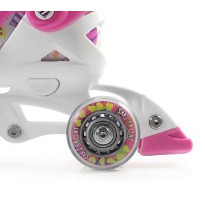 Детские ролики SMJ Sport Hearts 2 в 1 (розовый)