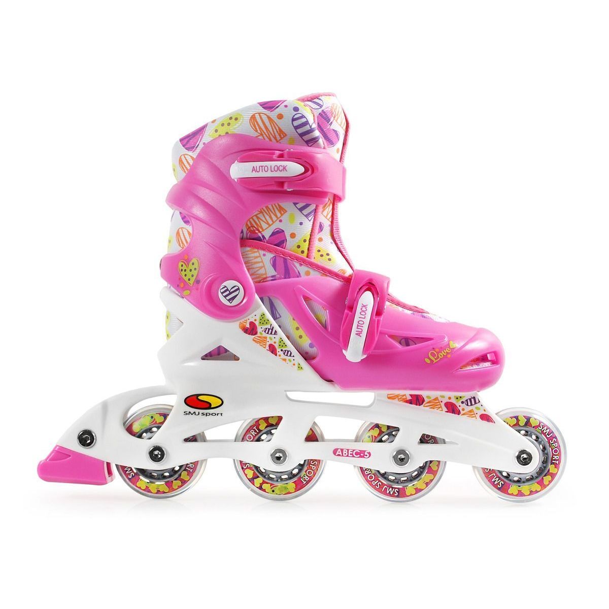 Дитячі ролики SMJ Sport Hearts 2 в 1 (рожевий)