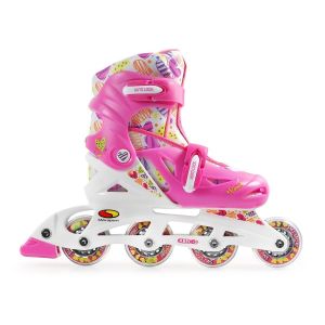 Детские ролики SMJ Sport Hearts 2 в 1 (розовый)