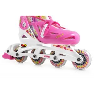 Детские ролики SMJ Sport Hearts 2 в 1 (розовый)