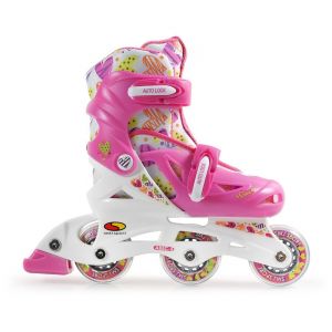 Детские ролики SMJ Sport Hearts 2 в 1 (розовый)