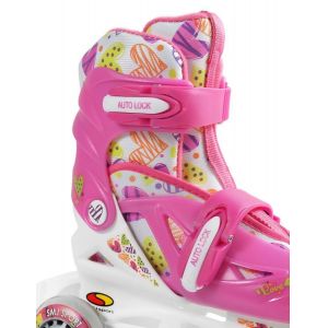 Детские ролики SMJ Sport Hearts 2 в 1 (розовый)