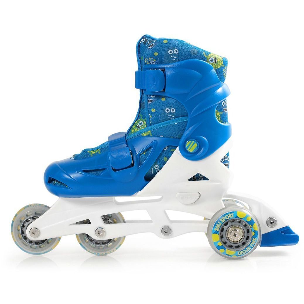 Детские ролики SMJ Sport Monster 2 в 1 (синий)