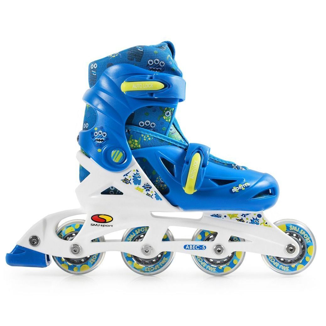 Детские ролики SMJ Sport Monster 2 в 1 (синий)