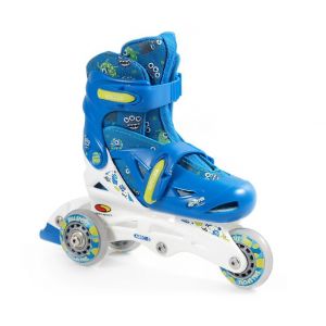 Детские ролики SMJ Sport Monster 2 в 1 (синий)