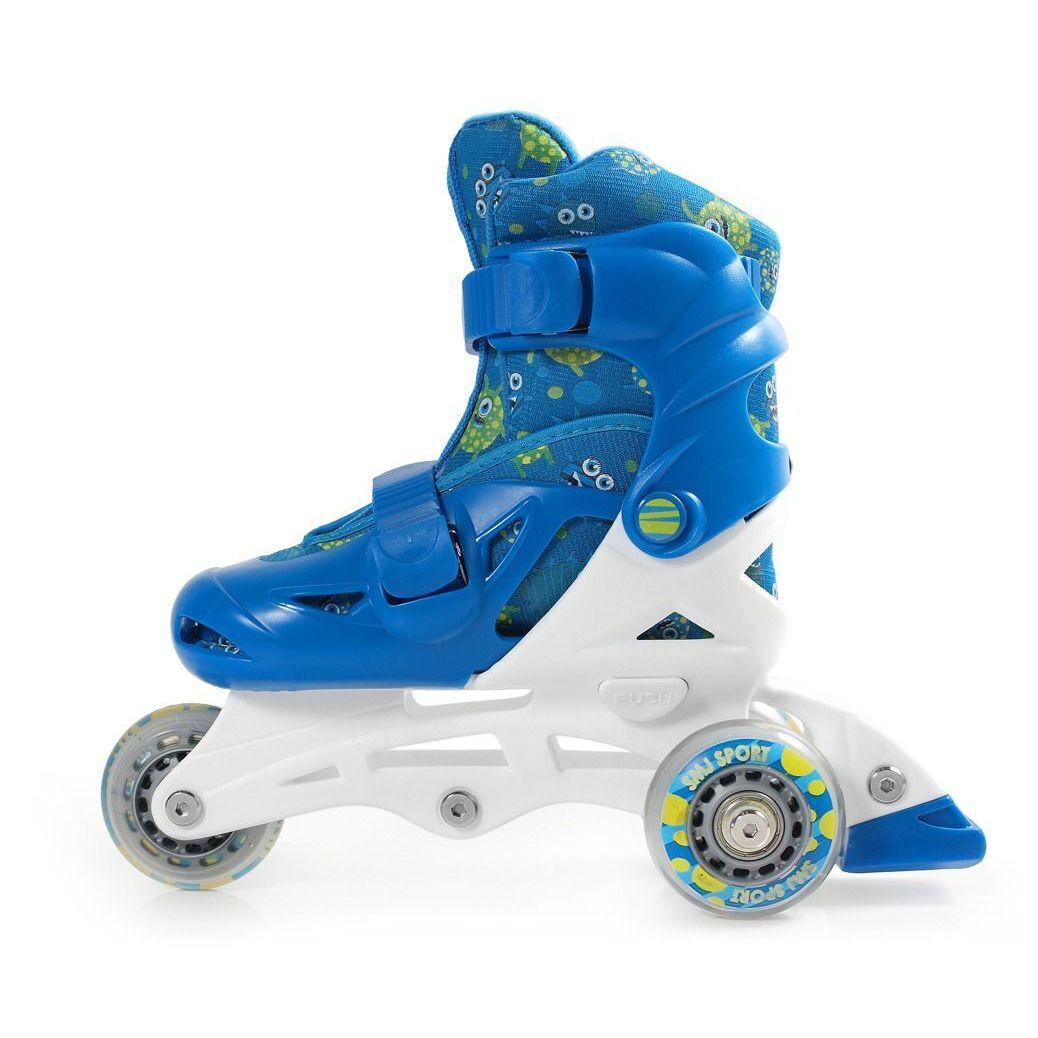 Детские ролики SMJ Sport Monster 2 в 1 (синий)