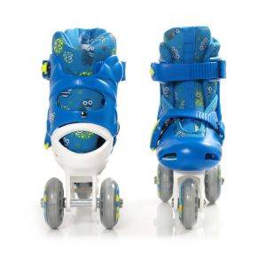 Детские ролики SMJ Sport Monster 2 в 1 (синий)