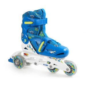 Детские ролики SMJ Sport Monster 2 в 1 (синий)