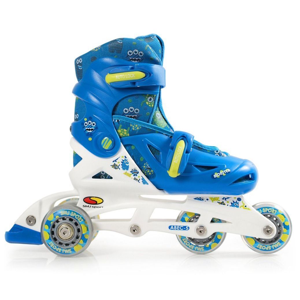 Детские ролики SMJ Sport Monster 2 в 1 (синий)
