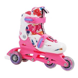Детские ролики SMJ Sport Friends 2 в 1 (розовый)