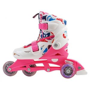 Детские ролики SMJ Sport Friends 2 в 1 (розовый)