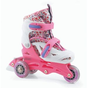 Детские ролики SMJ Sport Owl 2 в 1 (розовый)