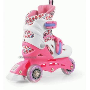 Дитячі ролики SMJ Sport Owl 2 в 1 (рожевий)