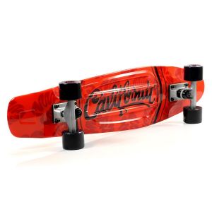 Скейтборд Smj Sport Fishka 28" California (оранжевий)