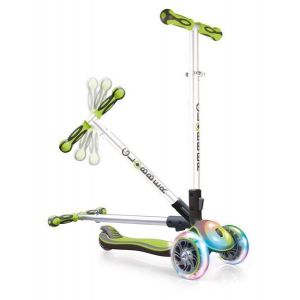 Самокат Globber My Free Fold Up Lights Elite (зелений)