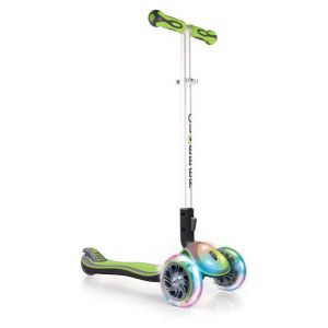 Самокат Globber My Free Fold Up Lights Elite (зеленый)