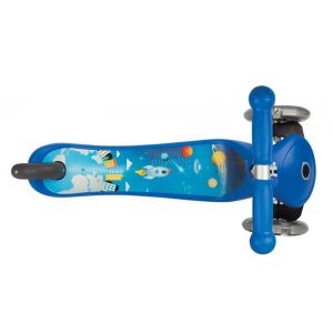 Самокат Globber My Free Fantasy Primo Lights Rocket (синий)