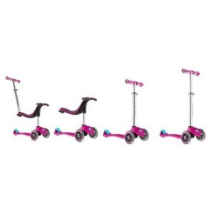 Беговел-самокат Globber My free EVO 4 in 1 (розовый)