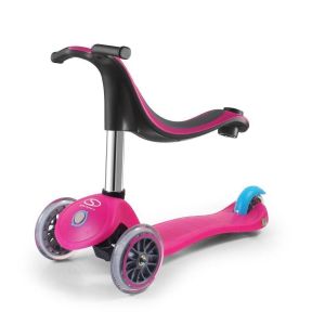 Беговел-самокат Globber My free EVO 4 in 1 (розовый)