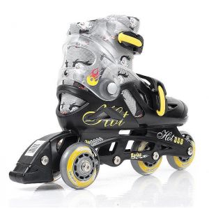 Детские ролики SMJ Sport Boy 2 в 1 (черный)