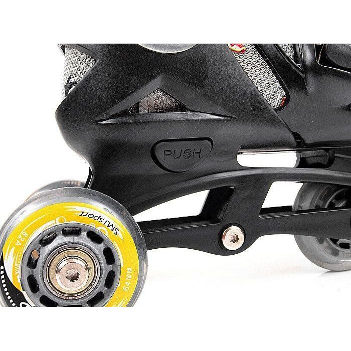 Детские ролики SMJ Sport Boy 2 в 1 (черный)