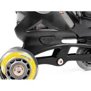 Детские ролики SMJ Sport Boy 2 в 1 (черный)