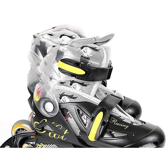 Детские ролики SMJ Sport Boy 2 в 1 (черный)