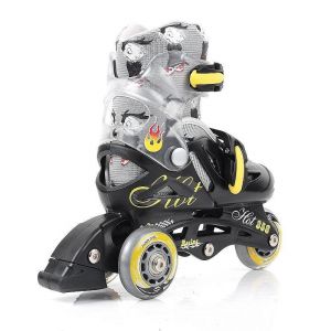 Детские ролики SMJ Sport Boy 2 в 1 (черный)