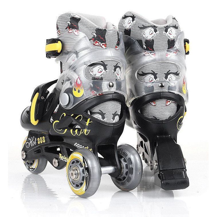 Детские ролики SMJ Sport Boy 2 в 1 (черный)