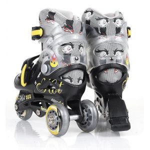Детские ролики SMJ Sport Boy 2 в 1 (черный)
