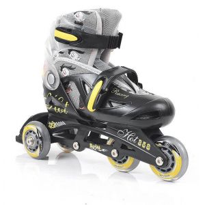 Детские ролики SMJ Sport Boy 2 в 1 (черный)