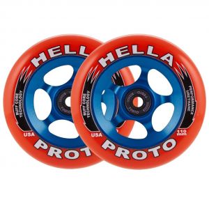 Колесо Proto X Hella Grip Pro Scooter Wheels (Red On Blue)