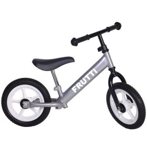 Біговел Frutti 12" Water Drop white wheels (сріблястий/білий)