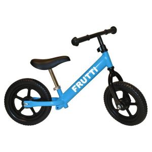 Беговел Frutti 12" Blueberry black wheels (голубой/черный)