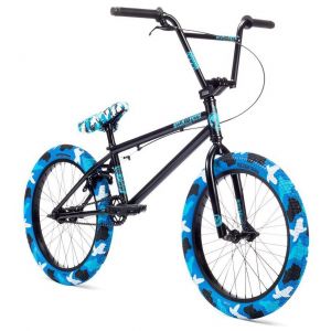 Велосипед Stolen X Fiction 20" 2019 BMX Freestyle Bike (blue/camo)