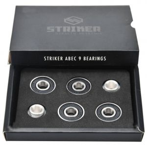 Набір підшипників для трюкового самокату Striker Stealth Bearings 4-pack (Black, Abec 9)