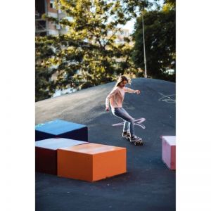 Скейтборд OXELO CRUISER YAMBA WOOD 500 COPER