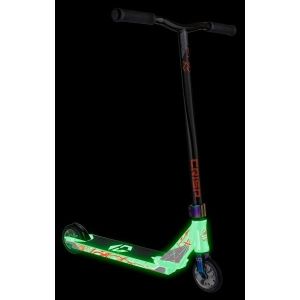 Трюковой самокат Crisp Scooters Inception Glow In The Dark White-Black Gold Metallic