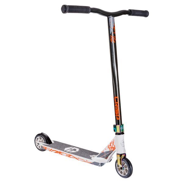Трюковий самокат Crisp Scooters Inception Glow In The Dark White-Black Gold Metallic