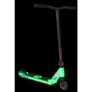 Трюковой самокат Crisp Scooters Blaster Glow In The Dark White-Satin Grey