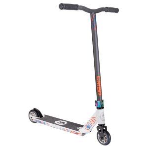 Трюковой самокат Crisp Scooters Blaster Glow In The Dark White-Satin Grey