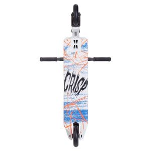 Трюковой самокат Crisp Scooters Blaster Glow In The Dark White-Satin Grey