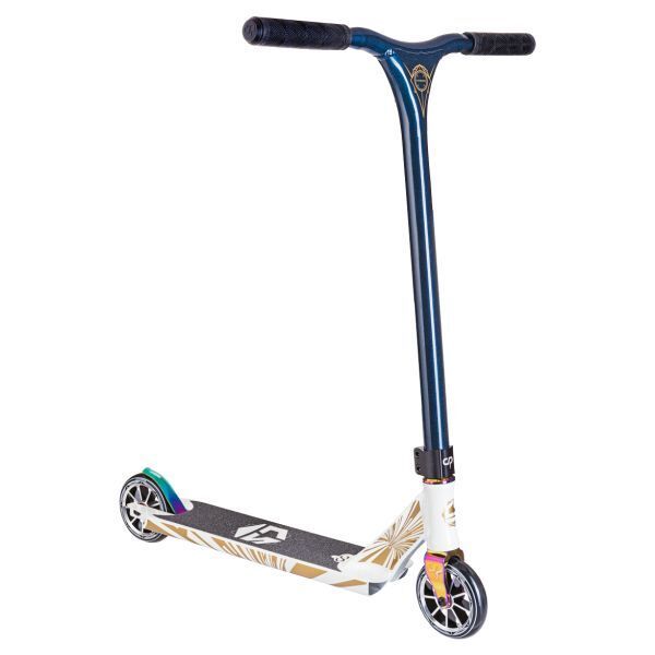 Трюковий самокат Crisp Scooters Ultima 4.5 Glow In The Dark White-Dark Blue Metallic