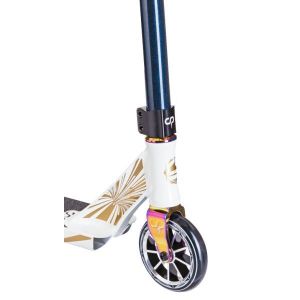Трюковий самокат Crisp Scooters Ultima 4.5 Glow In The Dark White-Dark Blue Metallic